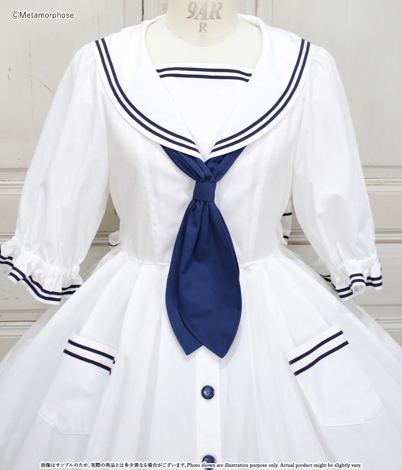 Embroidered Sailor OP by Metamorphose Temps de Fille