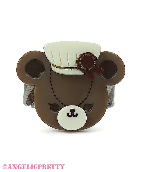 Bear's Chocolaterie Chocolatier Ring by Angelic Pretty