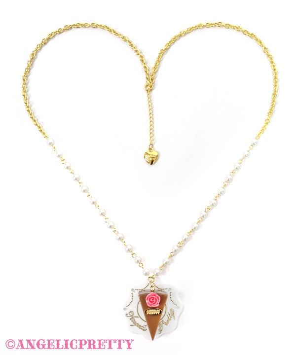 Chocolate Teatime Necklace by Angelic Pretty