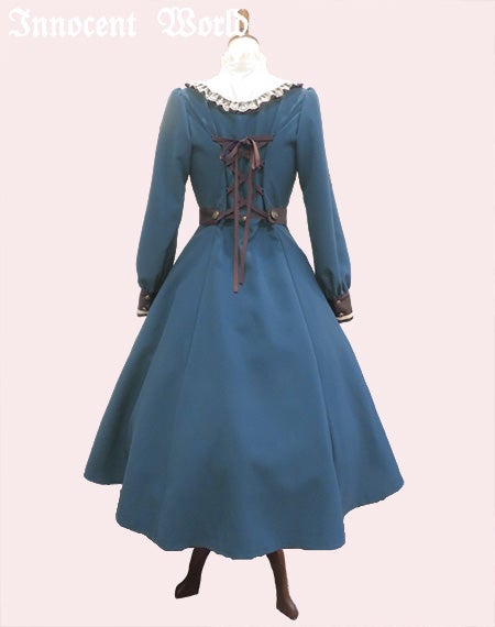 Fleur Bustle OP (Long Sleeve) (2023) by Innocent World