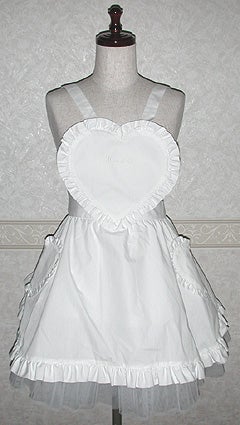 Heart Frilly Apron by Heart E