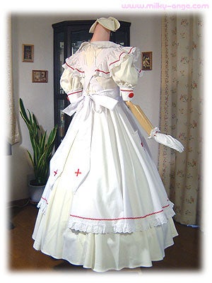 Milky Ange ~ Nurse Maid Halfrida Set (Long Length) by Indie Brand