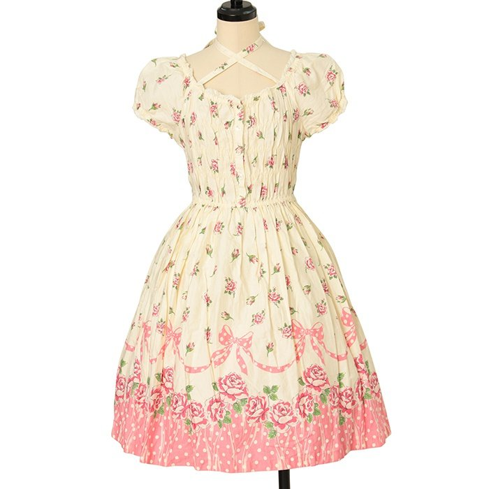 Rose and Frill Print OP by Emily Temple Cute