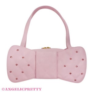 Quilted Gem Ribbon Bag by Angelic Pretty