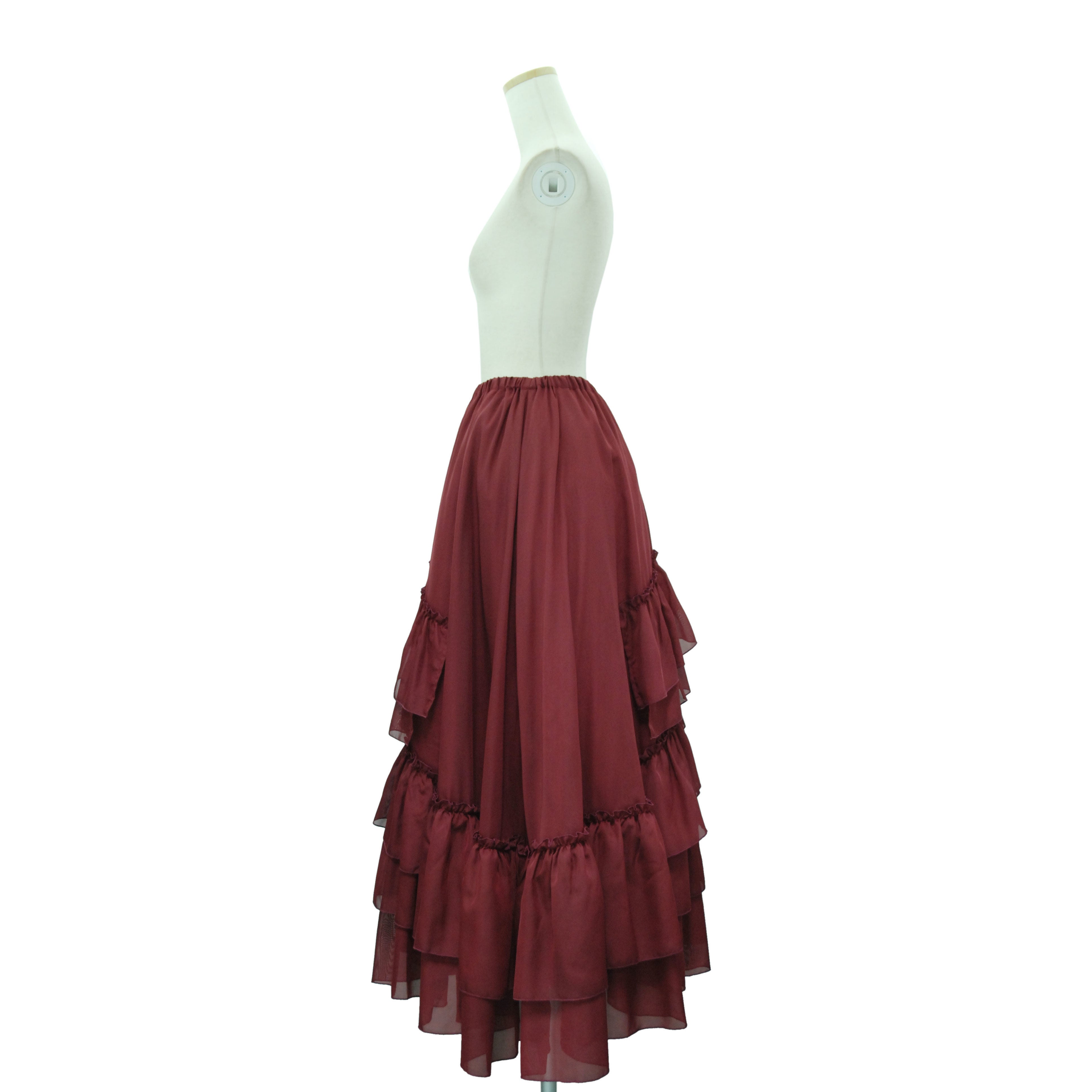 Long Frill Skirt by Sheglit