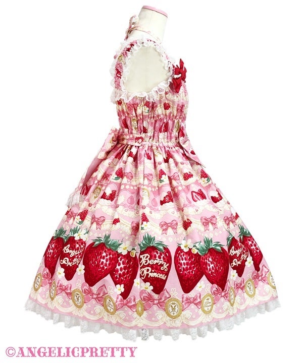 Melty Berry Princess Shirring JSK by Angelic Pretty