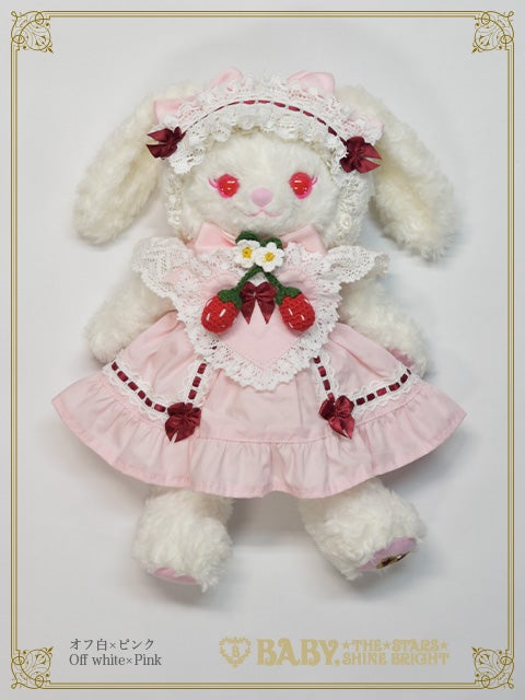 Swinging Strawberry Heart Apron Usakumya Pochette (Fukuoka limited