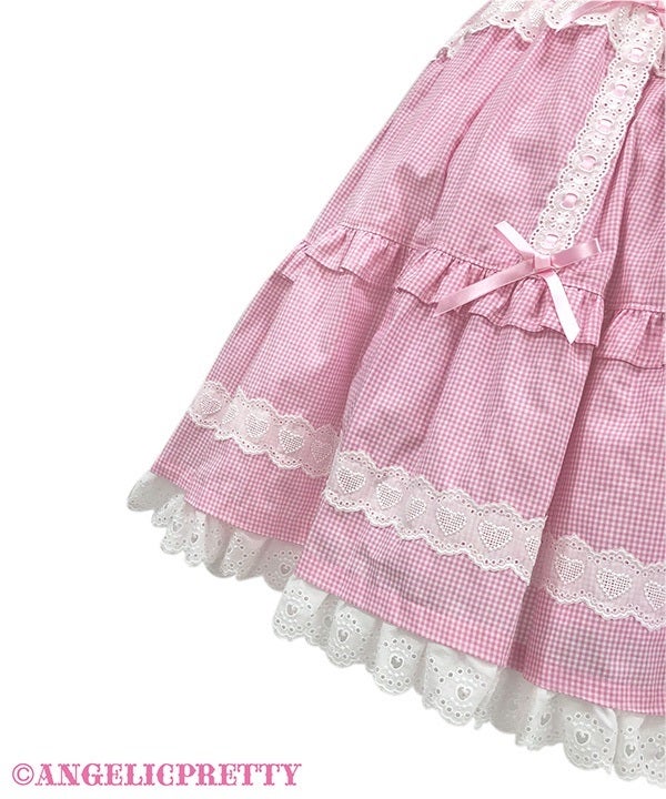 Eternal Doll Short Sleeve OP (Small Gingham) by Angelic Pretty