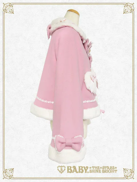 Heart Ribbon Short Coat [build to order] by Baby, the Stars Shine
