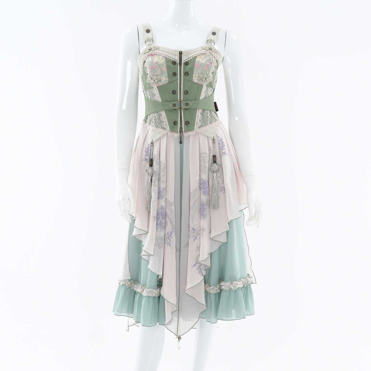 OzzOn ~ Oneste Flower Mist Dream Vest JSK by Indie Brand