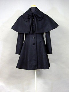 ATELIER BOZ キャメロットウールミニコート Mini Coat with Cape by