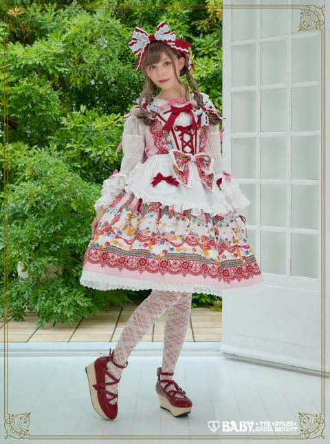 Pastoral Decoration Palette Apron JSK by Baby, the Stars Shine Bright