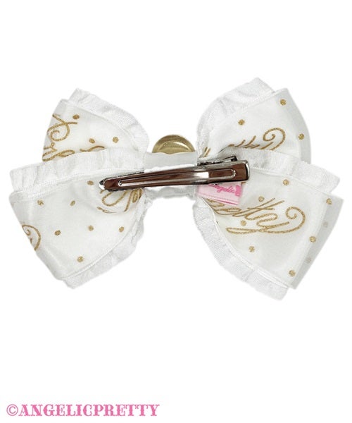 Princess Logo Ribbon Clip Set by Angelic Pretty