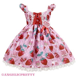 MTO] Fresh Strawberry Diner JSK by Angelic Pretty