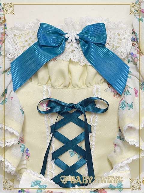 Fairy tale Herbarium～永遠を閉じ込めて～柄リボンJSK Fairy Tale Herbarium ~Pouring an Eternity~ Apron JSK by Baby, the