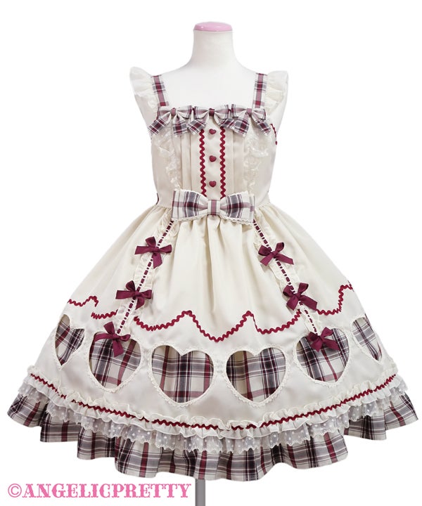 Heartful Check JSK by Angelic Pretty
