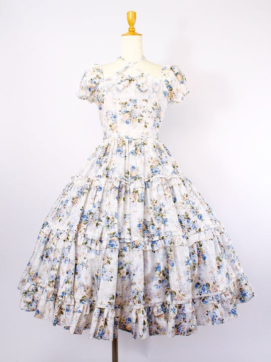 Anniversary Project】Rococo Bouquet Tiered Long OP by Victorian Maiden