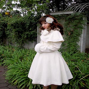 Midi Coat with Cape by Mary Magdalene