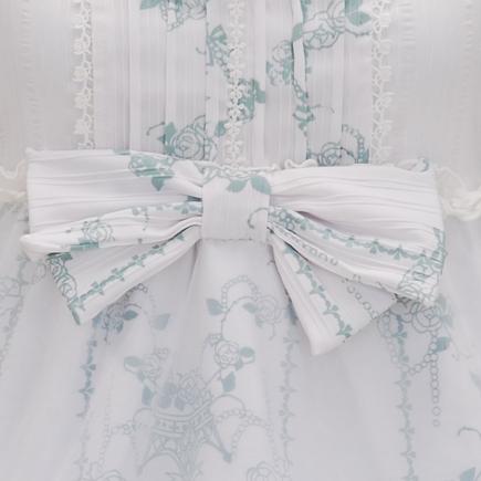 FRILL Rose Crown Ribbon OP by h.NAOTO