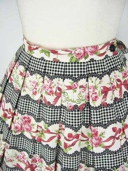 Sweetie Gingham Border Skirt by Baby, the Stars Shine Bright
