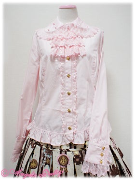 Front Line Pearl Jabot Blouse by Angelic Pretty
