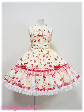 Strawberry Parlour Tiered JSK by Angelic Pretty