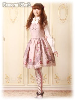 Innocent World ラウレッタローズジャンバースカート Lauretta Rose JSK by Innocent World