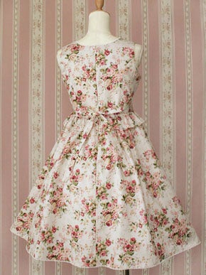 Rococo Bouquet Apron Dress JSK by Victorian Maiden
