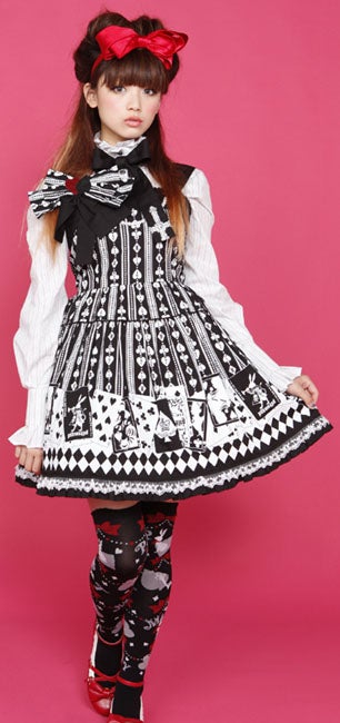 PUTUMAYO トランプうさぎワンピ ロリータ プトマヨ Trump Ribbon JSK by Putumayo