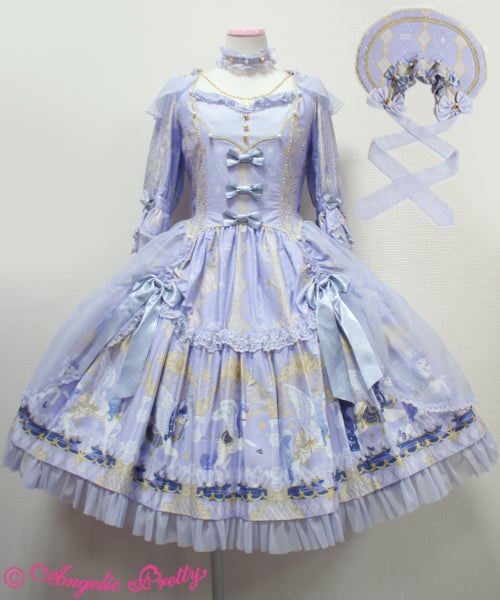 ワンピース CrystalDreamCarnival AngelicPretty Crystal Dream Carnival OP Set by Angelic Pretty