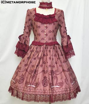 Swan Lace Princess Sleeve OP by Metamorphose Temps de Fille