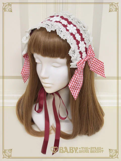 Emilia Gingham Headdress (2023) by Baby, the Stars Shine Bright