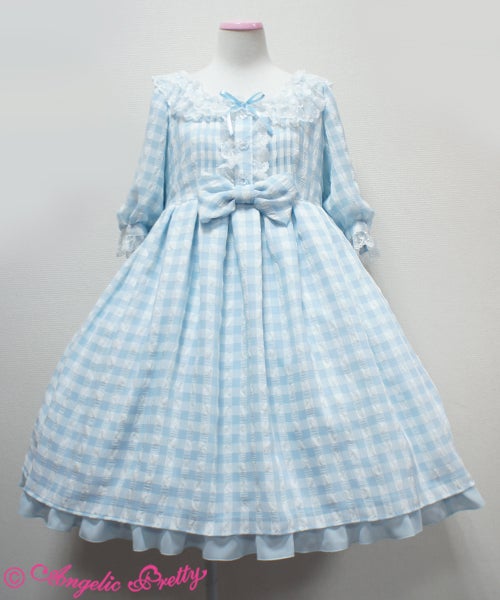 Sugary Gingham OP by Angelic Pretty