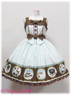 Melty Chocolate High Waist JSK (2010) by Angelic Pretty