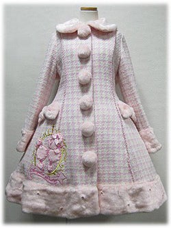 E266 エンジェリックプリティ ロイヤルプードル コート Royal Poodle Coat (Houndstooth) by Angelic Pretty