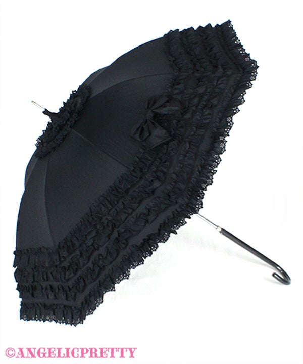 Frill Millefeuille Umbrella (2021) by Angelic Pretty