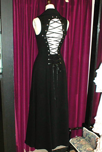 Back Lace-Up Long JSK by Millefleurs