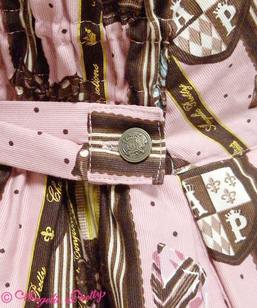 Chocolate Rosette Collared JSK Set by Angelic Pretty