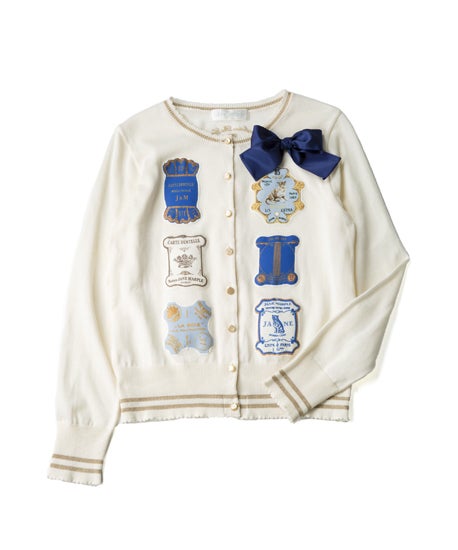 Cartes à Fils Decoupage Cardigan by Jane Marple