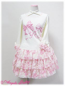 アンジェリックプリティ　Wrapping Ribbonワンピース Wrapping Ribbon Cutsew OP by Angelic Pretty