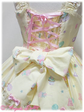 Decoration Dream Back Frill JSK by Angelic Pretty