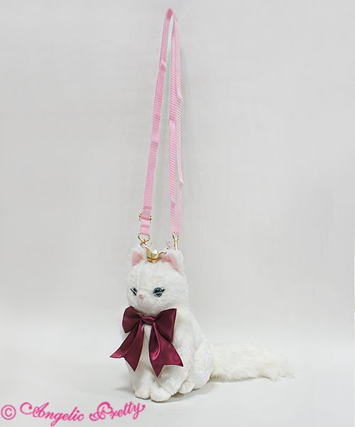 Angelic Pretty Princess Catぬいぐるみショルダーバッグ Princess Cat Stuffed Pouch by Angelic Pretty