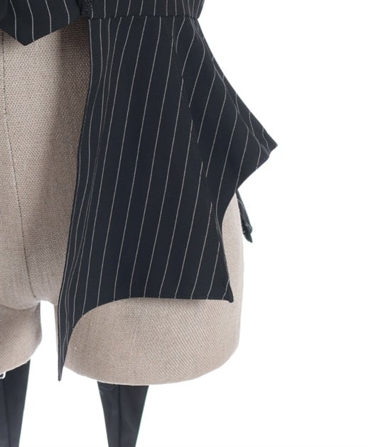 Chalmiere ~ Striped Lace-Up Jacket by Axes Femme