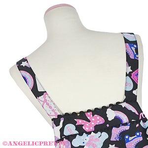 Girly Sticker Salopette by Angelic Pretty