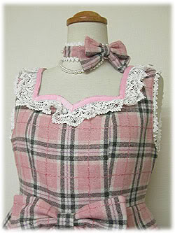 Angelic pretty タータンチェック ジャンパースカート チェック