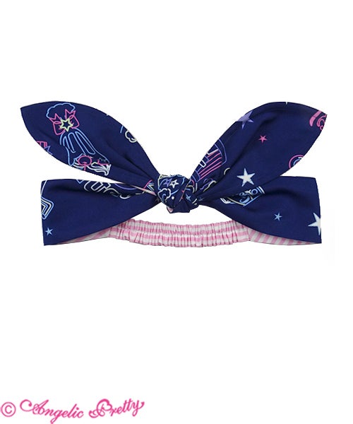 Neon Star Diner Headband by Angelic Pretty