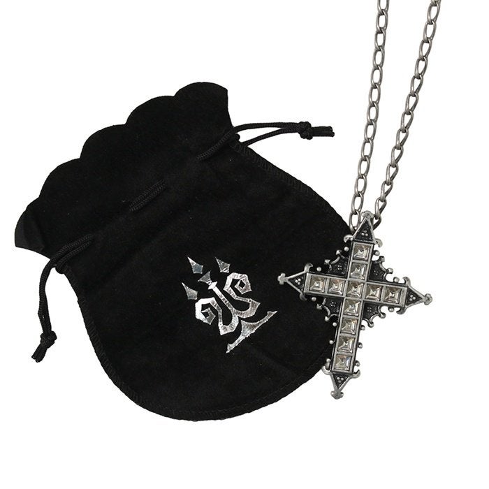 モワティエ クリアジュエル十字架ペンダント Clear Jewel Cross Pendant by Moi-même-Moitié