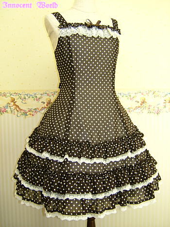 Chiffon Polka Dot JSK by Innocent World