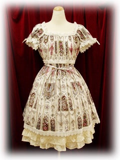 Koitsukihime Stained Glass Angel Print High Waist OP by Baby, the 