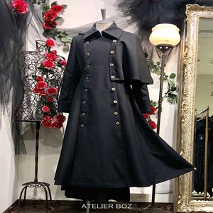 Men's Giselle Long Jacket OP with Cape by Atelier Boz
